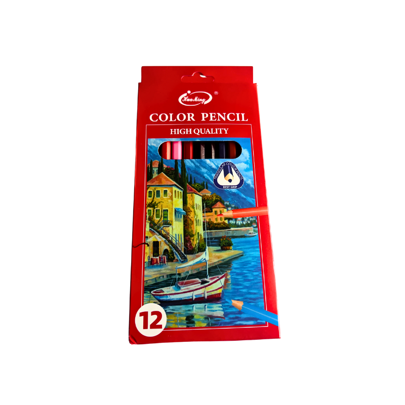 pack-de-12-crayons-de-couleurs Pack de 12 crayons de couleurs - Image 1